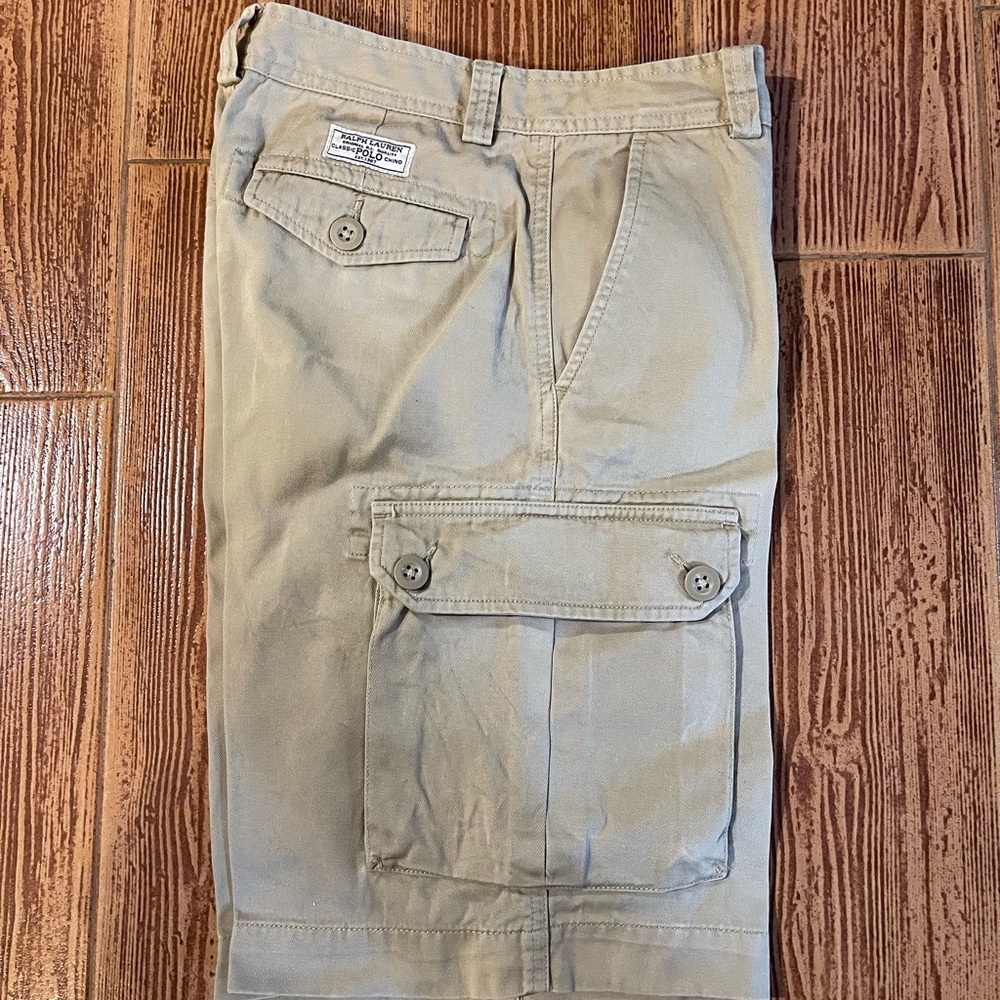 Ralph Lauren Khaki Cargo Shorts Boys 12